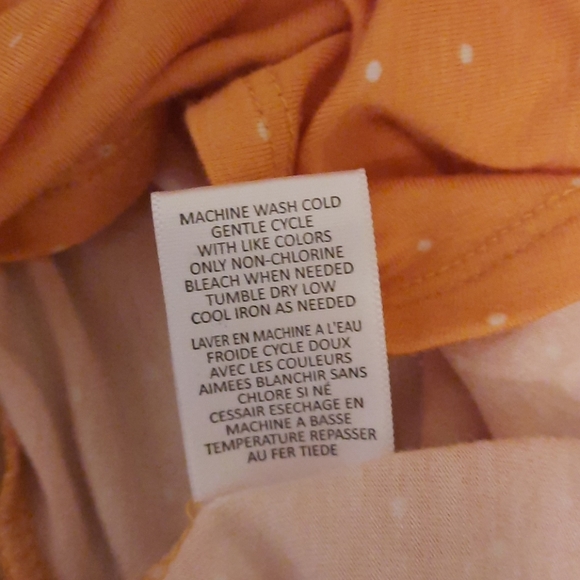 LOVE, FIRE TIE FRONT SUN DRESS MUSTARD YELLOW SZ L - Picture 7 of 7